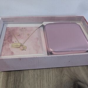 C&C California Gold and Pink Necklace Set